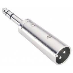 Adam Hall Adaptador Jack 6.3mm macho estéreo a XLR macho - 3