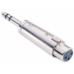 Adam Hall Adaptador Jack 6.3mm macho estéreo a XLR hembra - 3