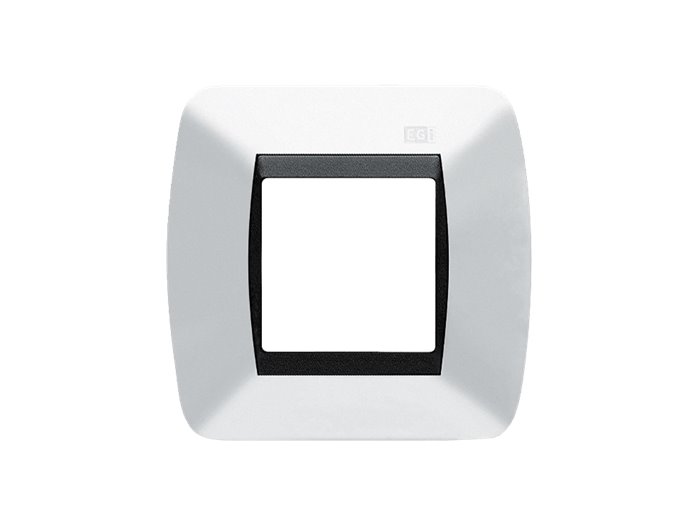 EGi 1801/BN Embellecedor EGi 1 Módulo para caja universal. blanco nieve
