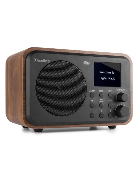 AUDIZIO Milan DAB+ Radio con Batería Madera