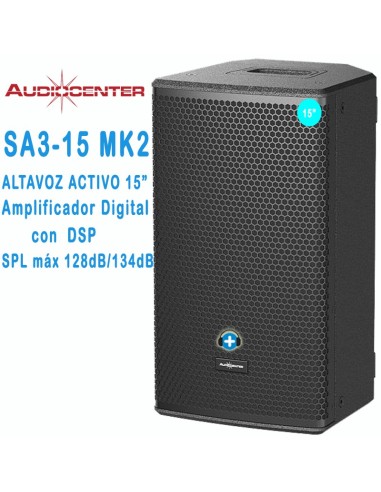 AUDIOCENTER SA3-15 MK2 ALTAVOZ ACTIVO DSP 15"