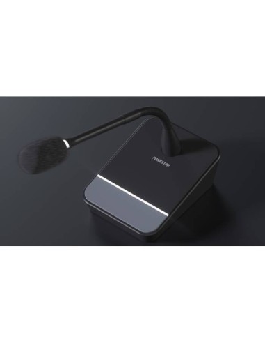 FONESTAR MICSET-C32LED Micrófono de condensador electret unidireccional cardioide de sobremesa