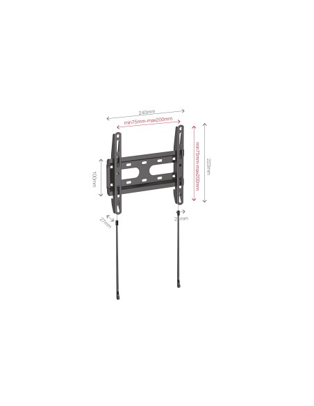 FONESTAR FIX-022BA Soporte TV fijo de pared