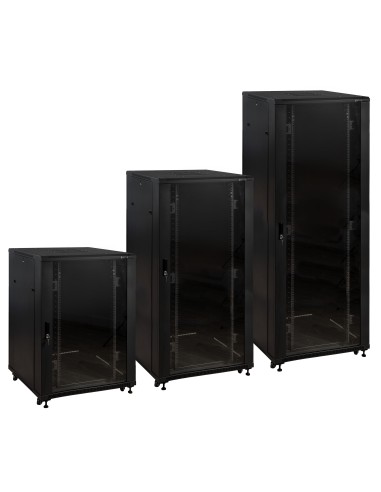 FONESTAR FRX-24808-SKD Armario rack 19'' metálico 24 U, en kit de montaje