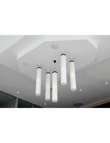 FONESTAR SKY-5T-DOME Altavoz de techo 5'' + 1'' con transformador de línea de 100 V y baja impedancia