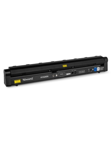 BeamZ Barra móvil Hyaden con 7 LED y 8 rayos láser
