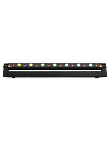 BeamZ Barra móvil Hyaden con 7 LED y 8 rayos láser