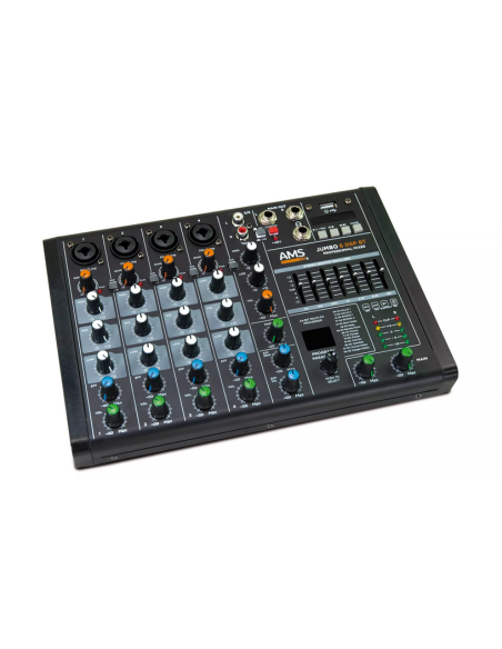 AMS JUMBO 6 DSP BT Mezclador de audio. 4 canales mono + 1 estéreo