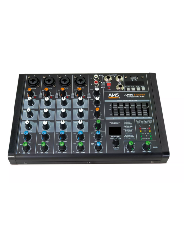 AMS JUMBO 6 DSP BT Mezclador de audio. 4 canales mono + 1 estéreo