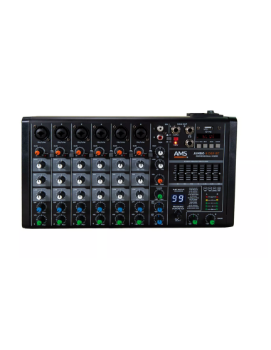 AMS JUMBO 8 DSP BT Mezclador de audio. 4 canales mono + 1 estéreo