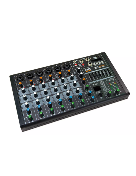 AMS JUMBO 8 DSP BT Mezclador de audio. 4 canales mono + 1 estéreo