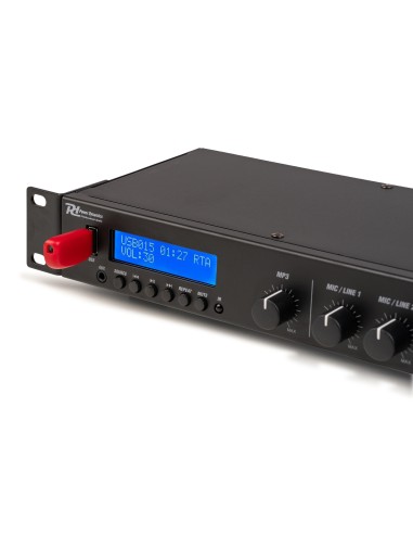 Power Dynamics   PDC90 Reproductor multimedia con amplificador DAB+/USB/MP3/BT