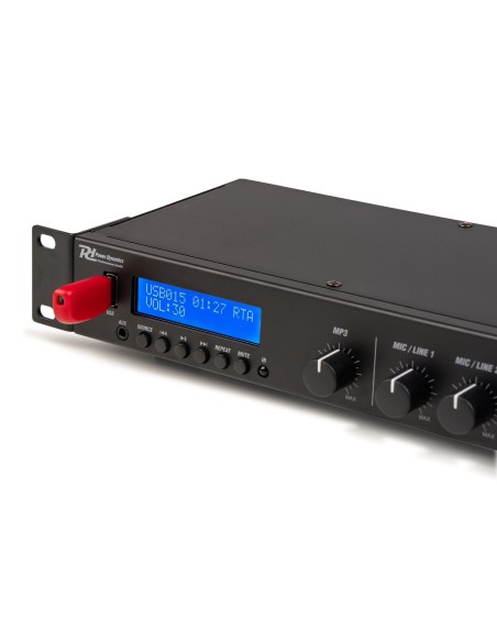 Power Dynamics   PDC90 Reproductor multimedia con amplificador DAB+/USB/MP3/BT