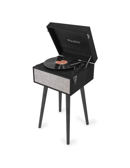 AUDIZIO Tocadiscos Fremont con soporte Negro