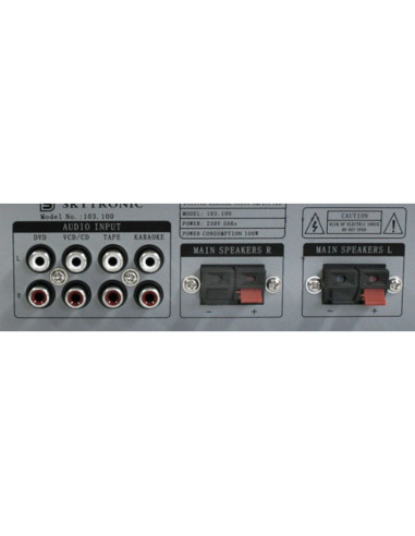 Skytronic 103.100 Amplificador de karaoke universal stereo