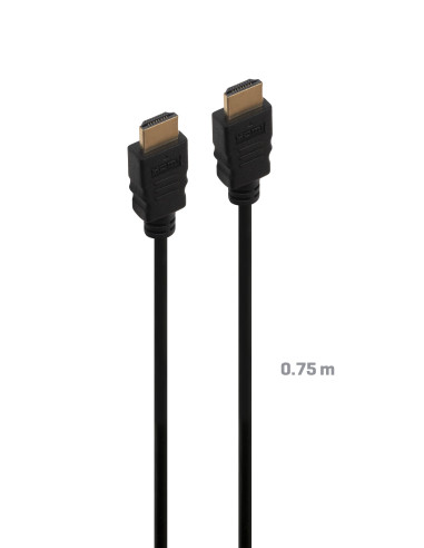 FONESTAR 7904K-0-75 Cable HDMI 2.0. UHD 4K@60Hz. 18 Gbps. Cu. 30 AWG. 0'75 m.