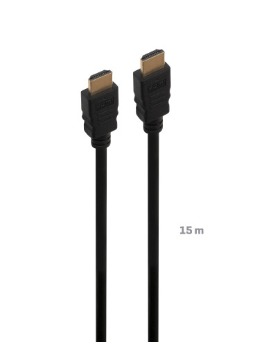 FONESTAR 7904K-15 Cable HDMI 2.0. UHD 4K@60Hz. 18 Gbps. CCS. 26+28 AWG. 15 m.