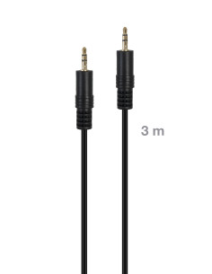FONESTAR JACK-MM-3 Cable de señal de audio Jack 3'5 mm macho a Jack 3'5 mm macho