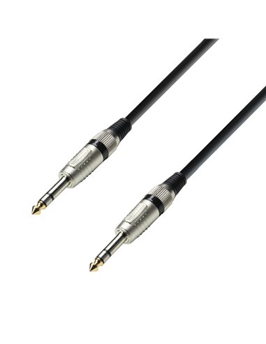 Adam Hall Cables 3 STAR BVV 0900 - Cable de Audio de Jack 6,3 mm estéreo a Jack 6,3 mm estéreo 9 m