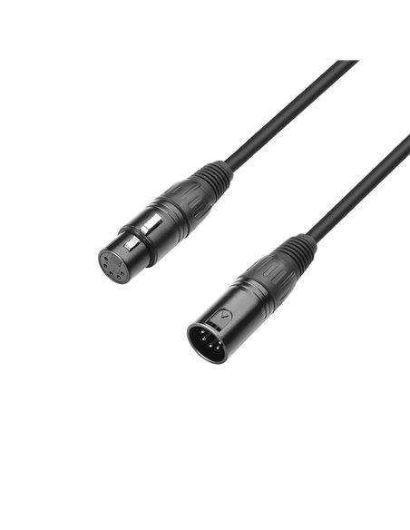 Adam Hall Cables 3 STAR DGH 2000 - Cable DMX de XLR 5 Pines macho a XLR 5 Pines hembra 20 m
