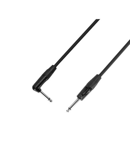 Adam Hall Cables 4 STAR IPR 0600 - Cable de Instrumento REAN de Jack 6,3 mm mono a Jack 6,3 mm mono acodado 6 m