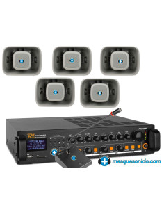 Pack Megafonía 100V 240W PREMIUM | Música Ambiental Hi-Fi 2