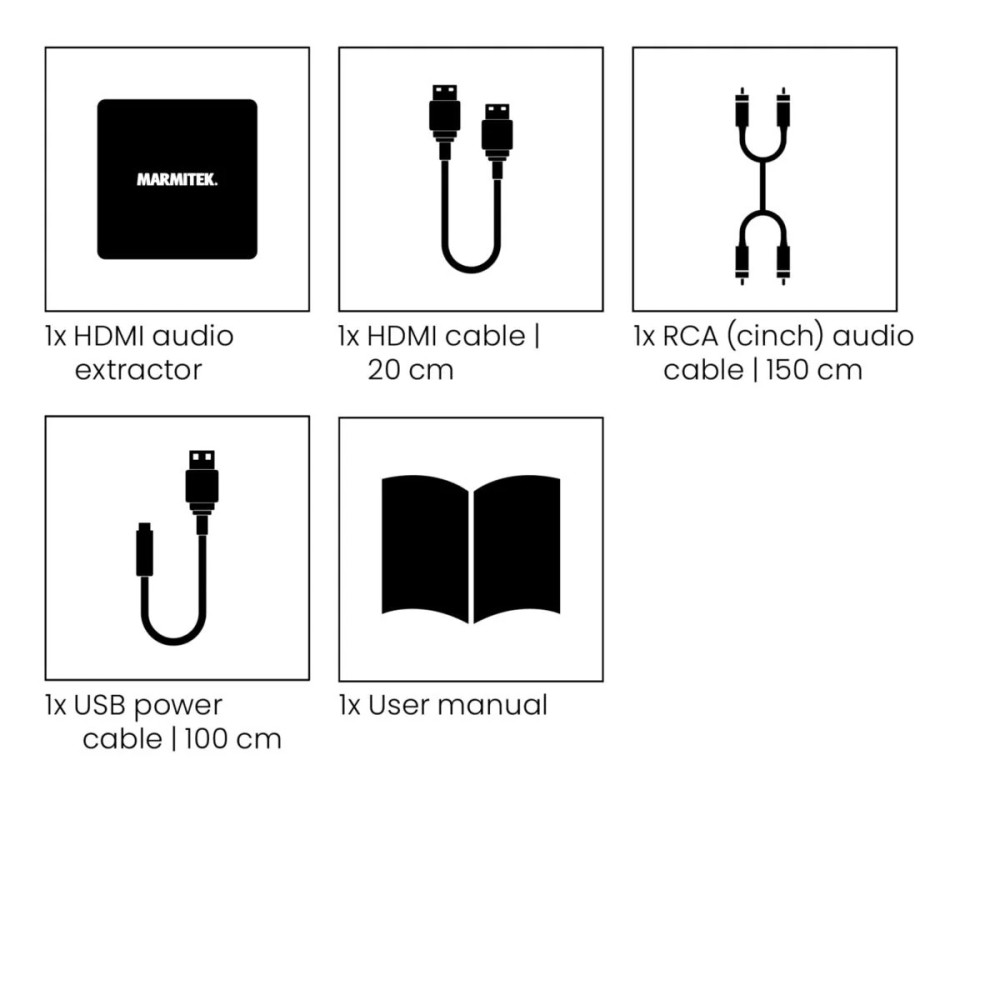 Extractor de Audio HDMI ARC Marmitek ARC13 | Masquesonido