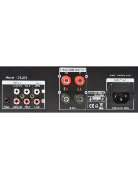 SKYTEC Amplificador Karaoke con Display Negro 103202