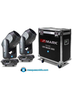 Pareja Cabezas Móviles Beam 200W LED