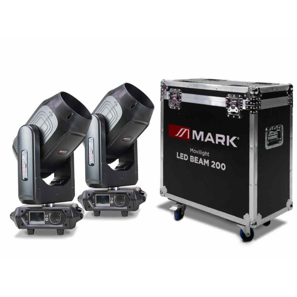 Pareja Cabezas Móviles Beam 200W LED