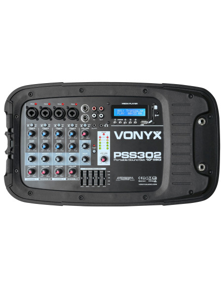 Vonyx PSS302 Set Portátil 10" SD/USB/MP3/Bluetooth con Trípode
