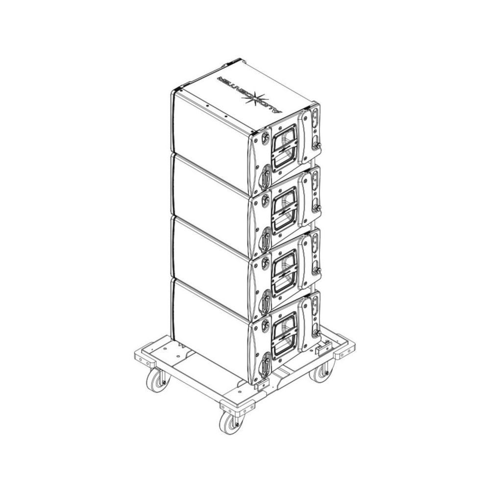 Audiocenter DOLLY + FUNDA PARA 4xT-45DSP