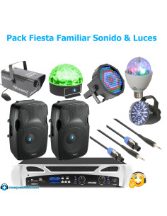 Pack Fiesta Sonido y Luces: Equipo Completo Navidad y Karaoke 2