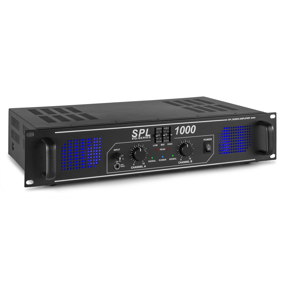 Pack Sonido Full Party 800W: Altavoces LED 8" + Amplificador EQ