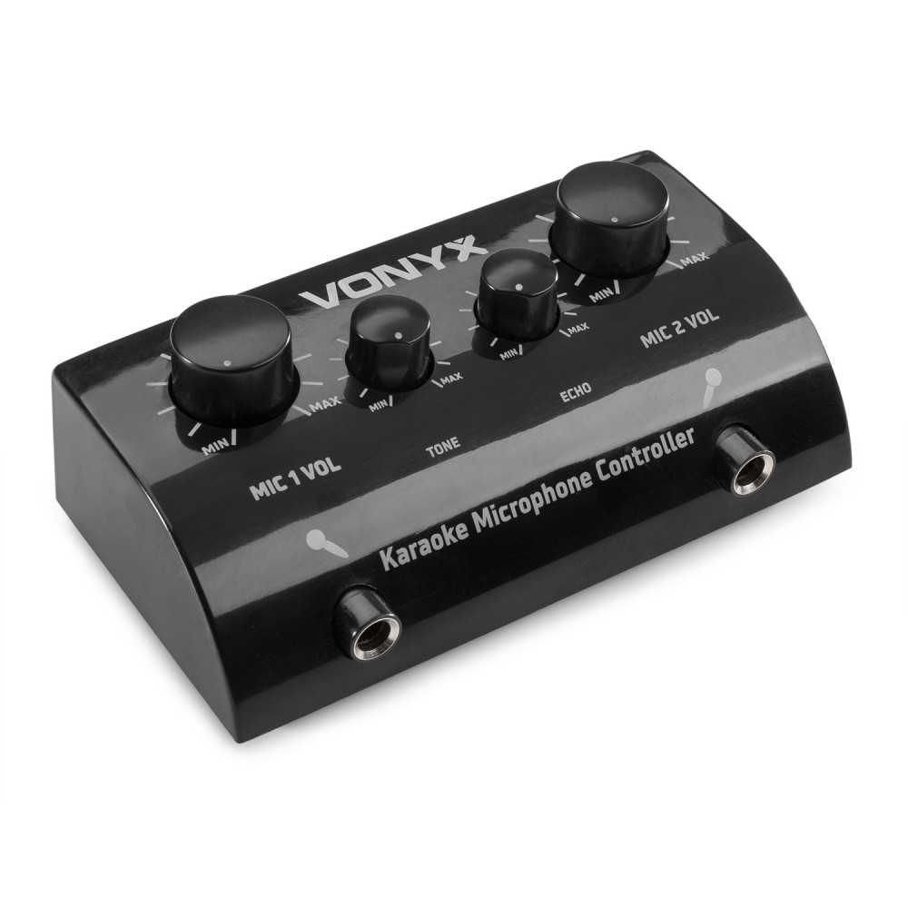 Vonyx   AV430B Controlador micrófonos Karaoke Negro