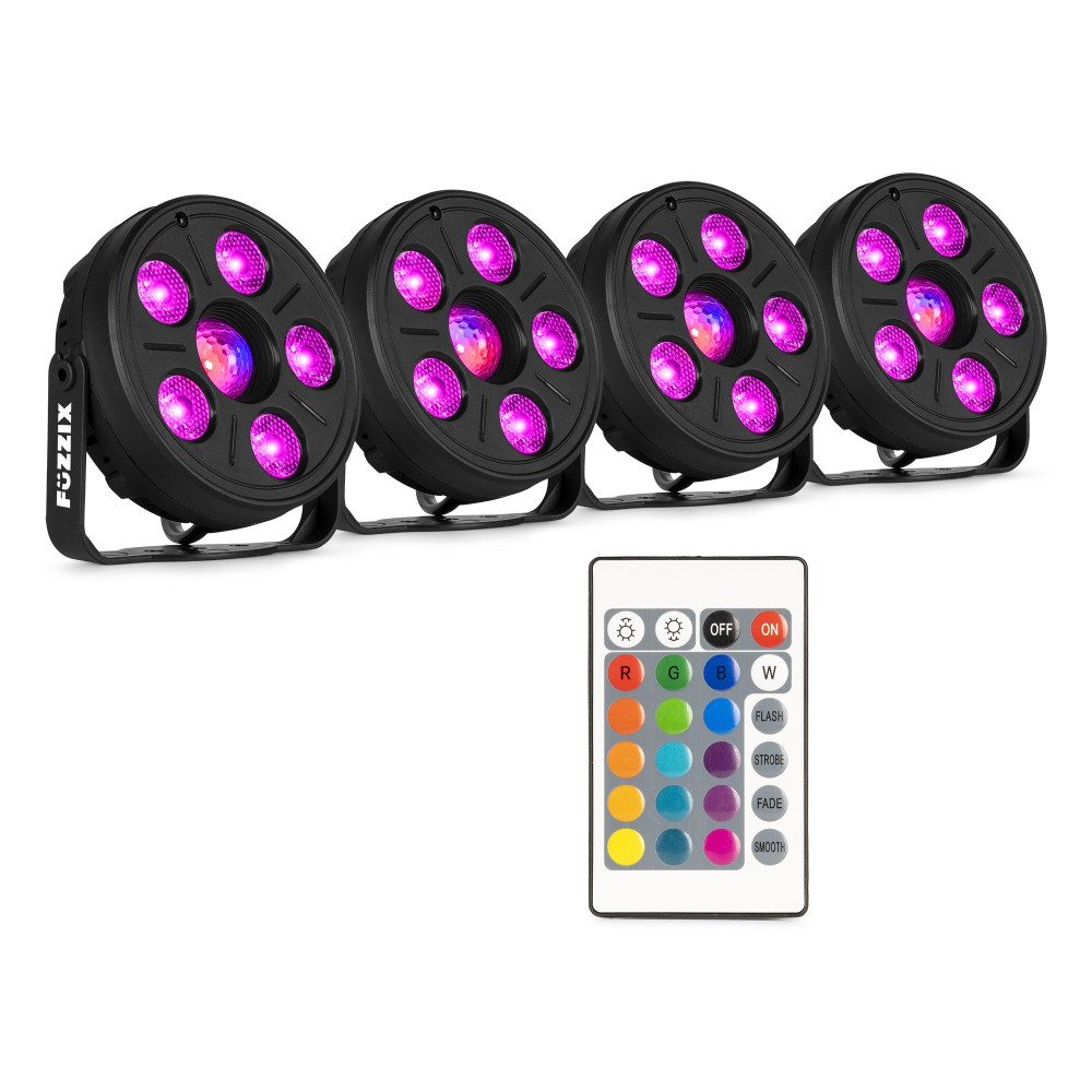 Pack Fiesta DJ Starter Kit PRO -  Equipo Modular 800W Max + Mesa Mezclas Bluetooth + Set Iluminación Full-Party