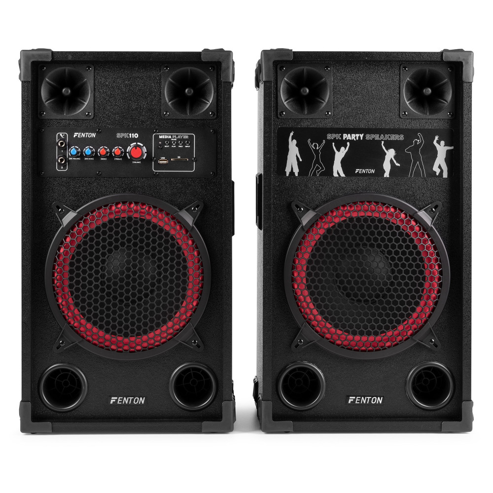 FENTON   SPK-110 Juego de altavoces activos PA 10" BT