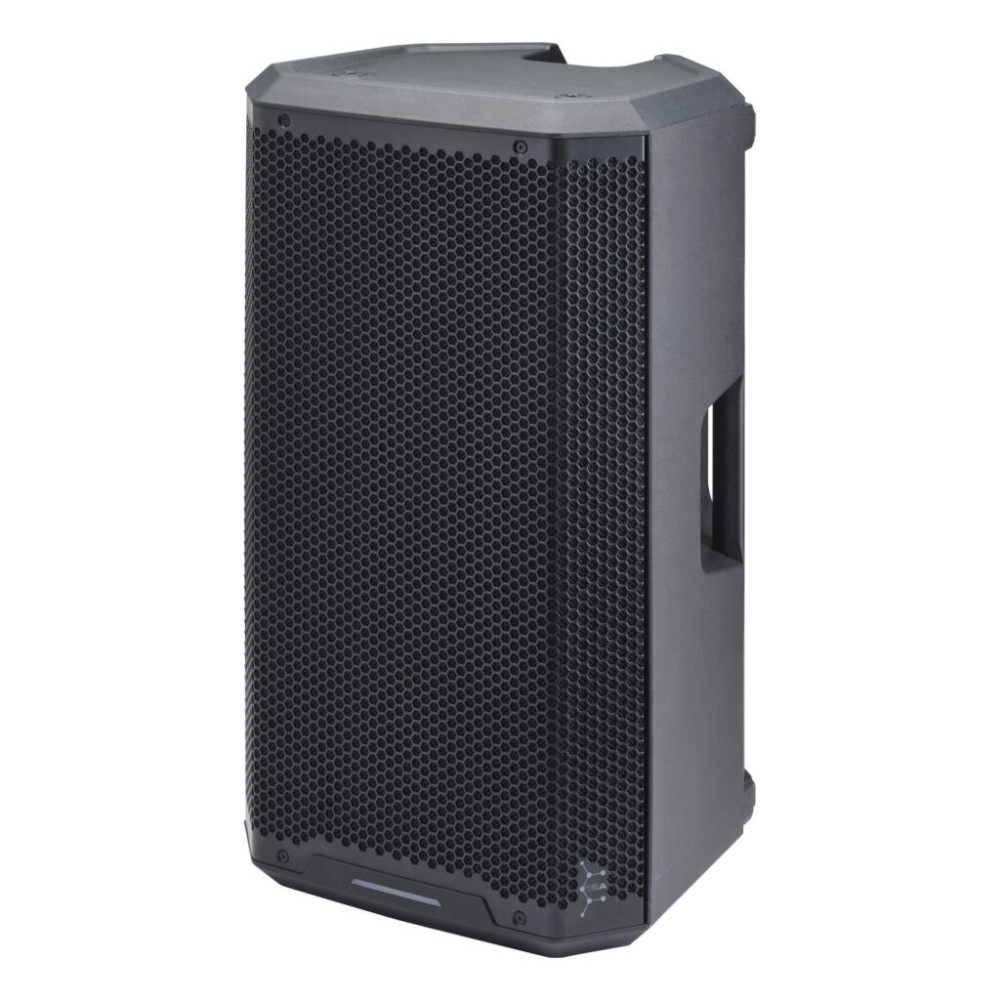 Vista lateral, altavoz 12 pulgadas activo audiophony
