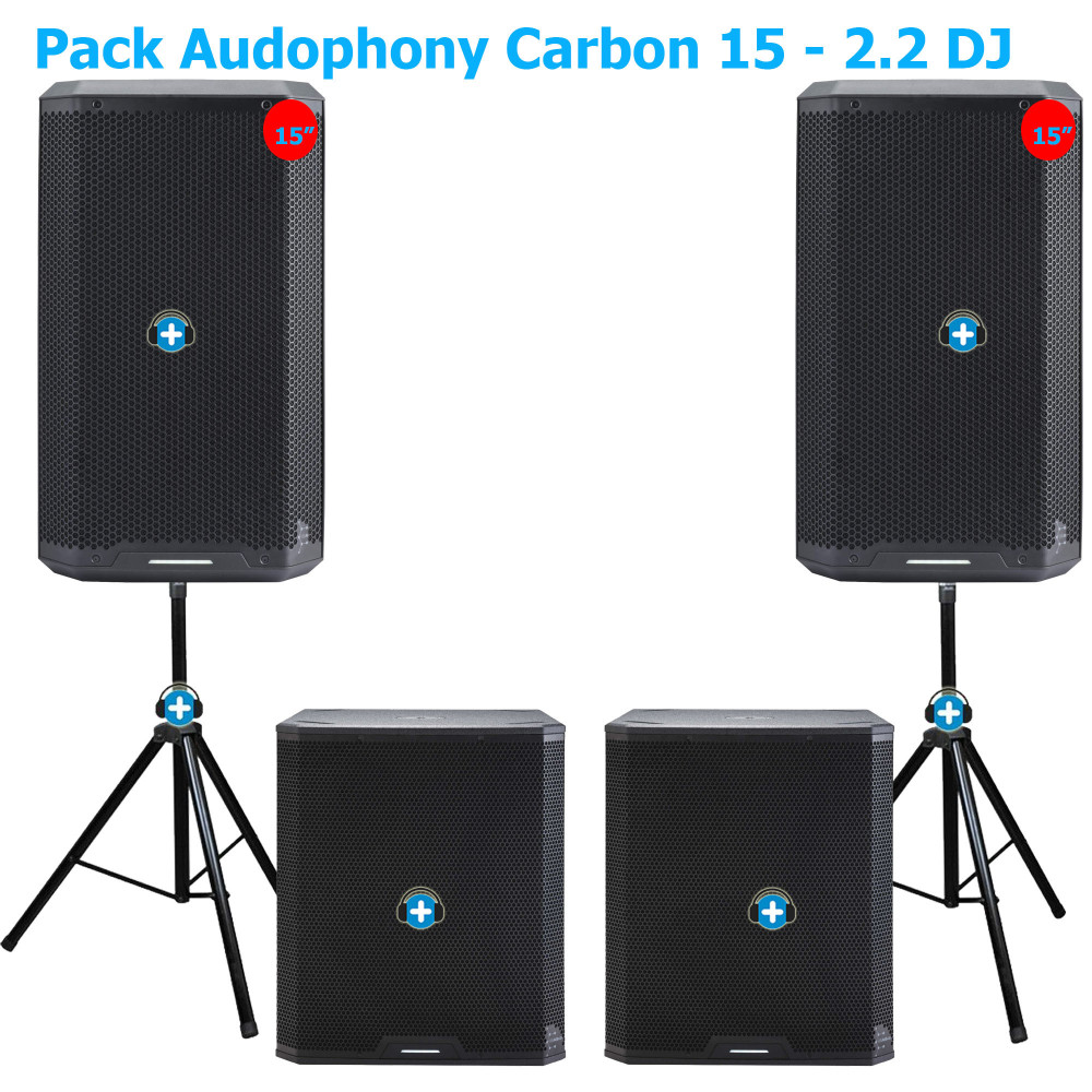 Equipo de sonido completo 2.1 perfecto para interiores y pequeños exteriores