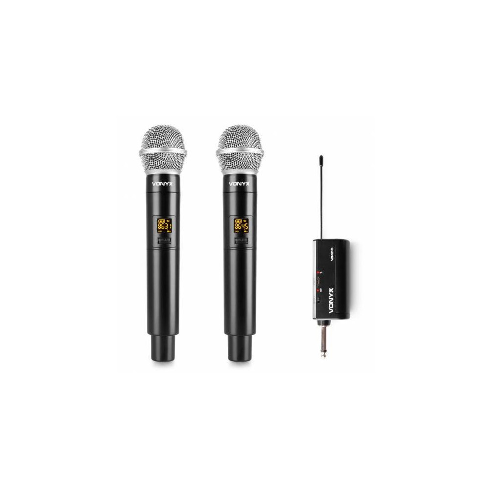 Kit de accesorios incluidos  set de micrófonos inalámbricos de mano