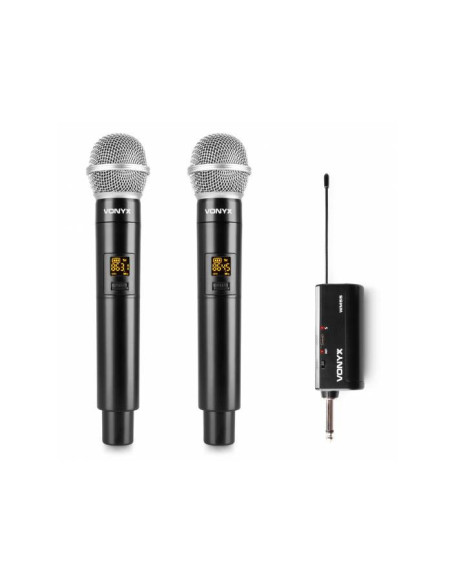 Kit de accesorios incluidos  set de micrófonos inalámbricos de mano