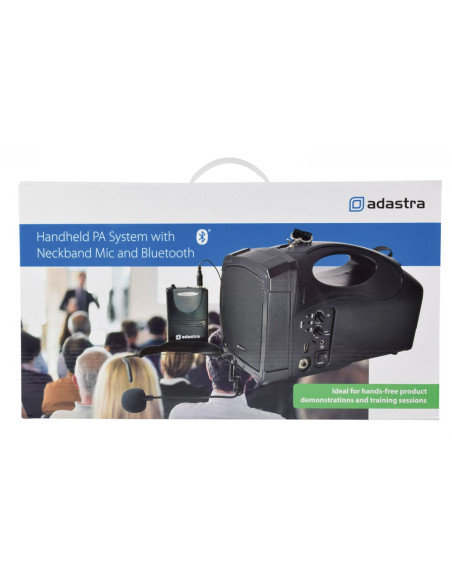 Adastra H25B Equipo Portátil con Batería, Micrófono, USB, FM y Bluetooth