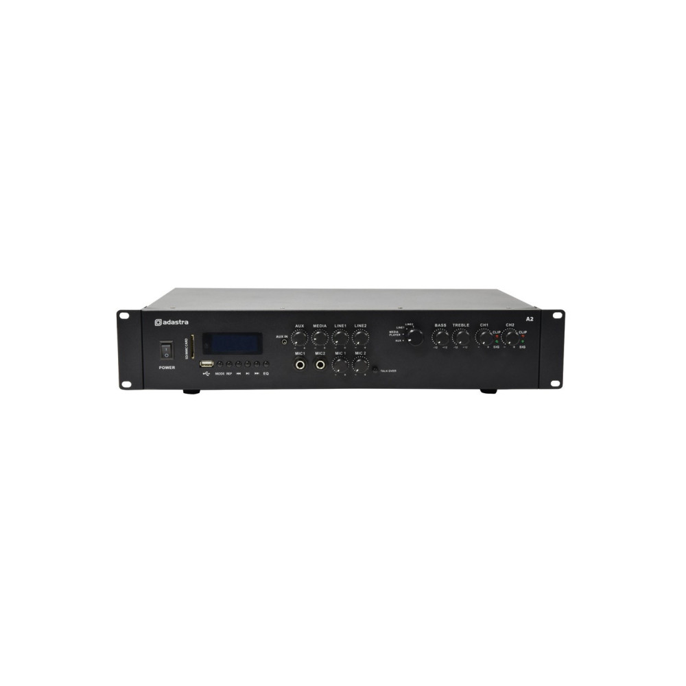 Adastra A2 Amplificador estéreo profesional 2 x 200W RMS