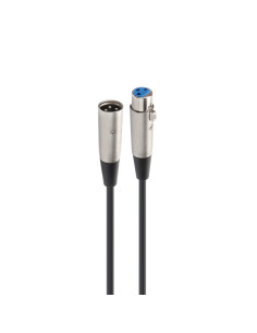 FONESTAR SM-673-10 Cable de audio XLR hembra a XLR macho