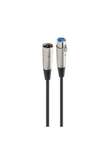 FONESTAR SM-673-10 Cable de audio XLR hembra a XLR macho
