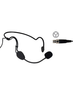 FONESTAR FCM-660-MC4S Micrófono de condensador de cabeza
