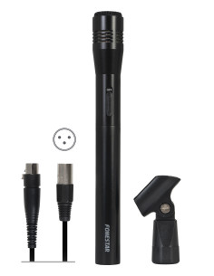 FONESTAR FCM-451B Micrófono de condensador de mano unidireccional