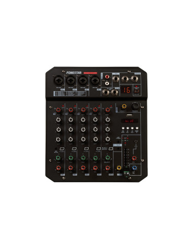 FONESTAR MIX-6LIVE Mezclador estudio
