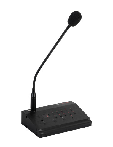 FONESTAR ZS-11 Micrófono con selector de 10-300 zonas para sistema de zonas mod. ZSC-1110
