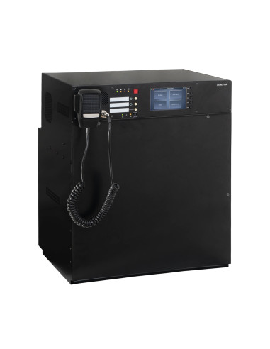FONESTAR SEVEN-640N-82 Sistema de alarma por voz y megafonía EN 54 compacto de 2x320 W, 2 mensajes simultáneos y conexión 2xSFP